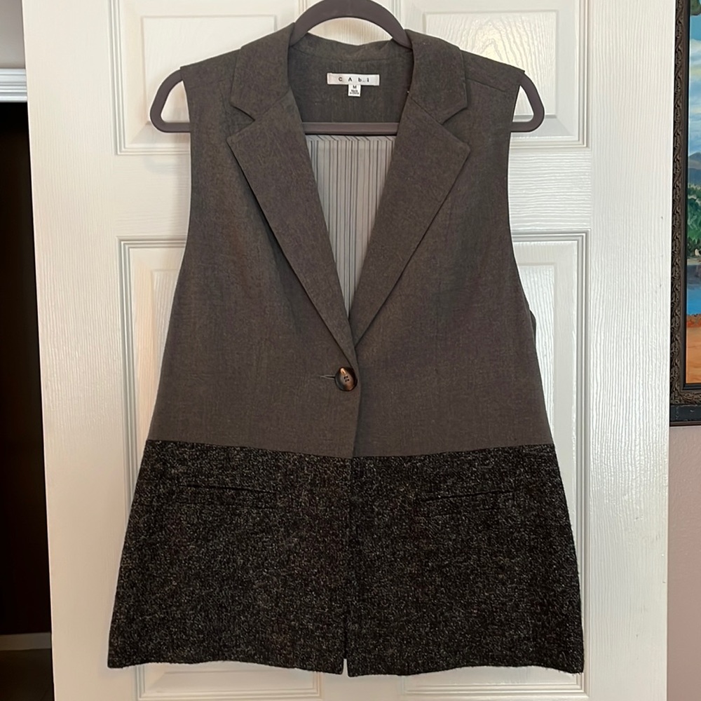 CAbi Grey Vest